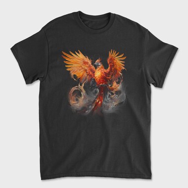 Phoenix Bird, Unisex Men's T-Shirt