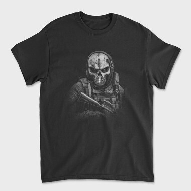 Skull Mask Special Forces, Unisex Men's T-Shirt