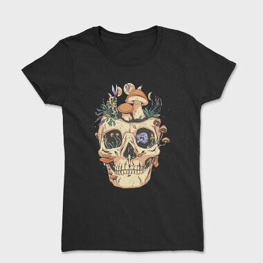 Skull Mushrooms Goblin, Women's T-Shirt