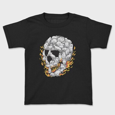 Skull of Cats, Kids' T-Shirt