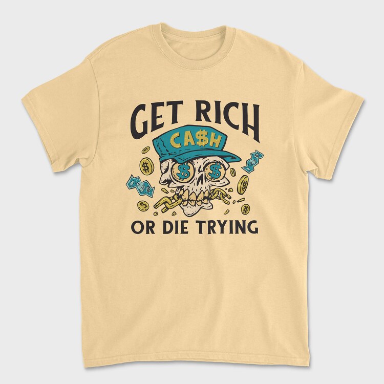 Skull Rich, Унисекс Мъжка Тениска