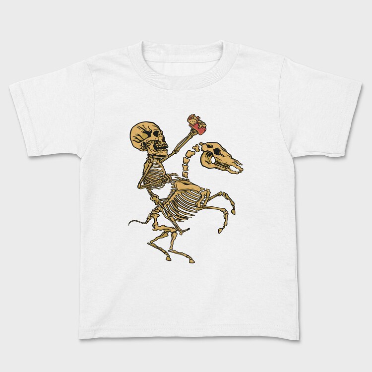 Skull Riding, Kids' T-Shirt
