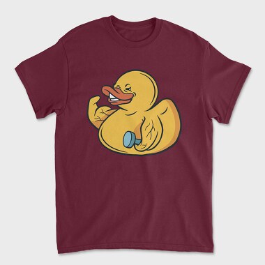 Bodybuilder Duck, Unisex Men's T-Shirt