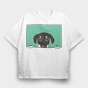 Girl With Three Head Dog, Kids' T-Shirt