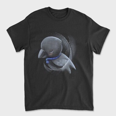 Унисекс Мъжка Тениска, Cute Crow Magic