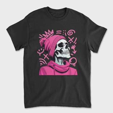 Girlie Skeleton, Unisex Men's T-Shirt