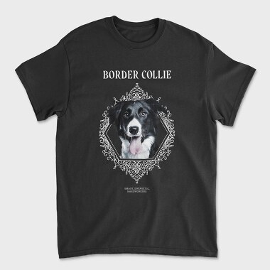 Unisex Men's T-Shirt, Border Collie