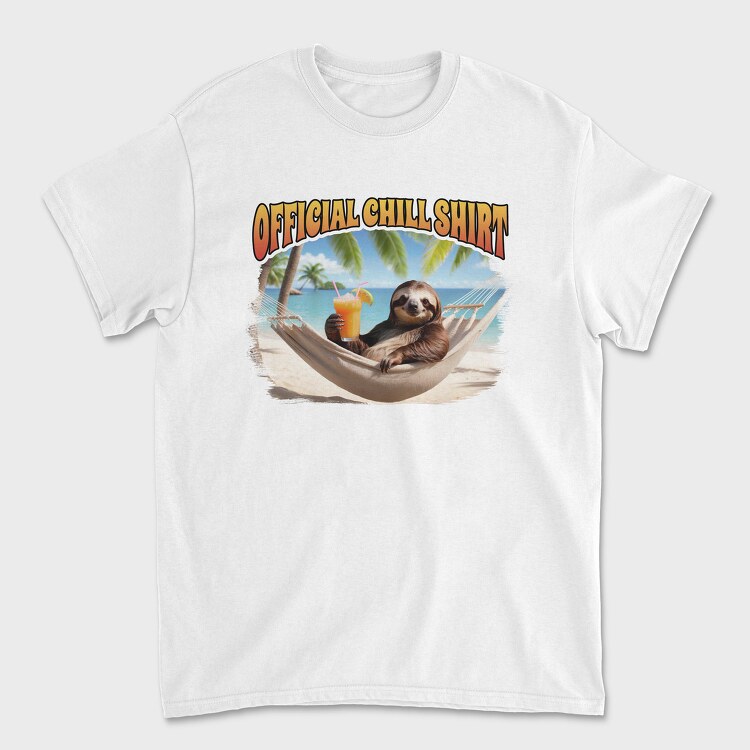 Sloth Chill Shirt, Унисекс Мъжка Тениска