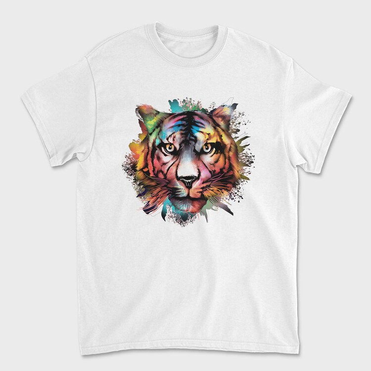 Watercolor Tiger, Unisex Men's T-Shirt