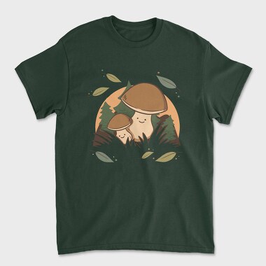 Cute Mushrooms, Unisex Men's T-Shirt