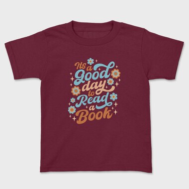 Good Day Book, Kids' T-Shirt