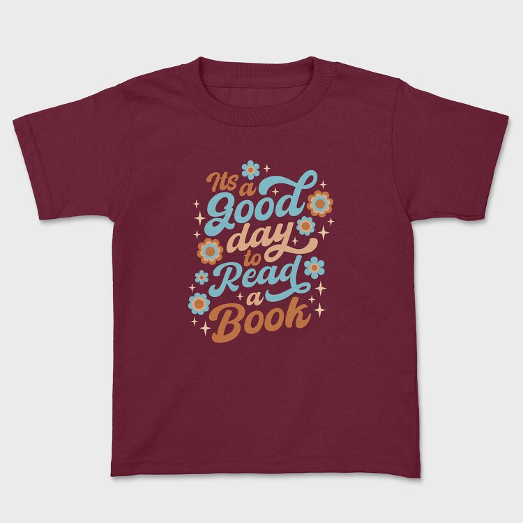 Good Day Book, Kids' T-Shirt