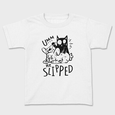 Bunny Funny Cat, Kids' T-Shirt