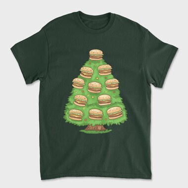 Burger Tree, Унисекс Мъжка Тениска