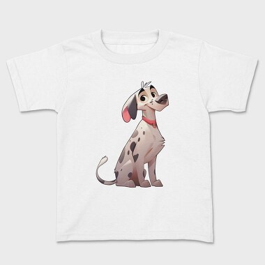 Dalmata Dog Cartoon, Kids' T-Shirt