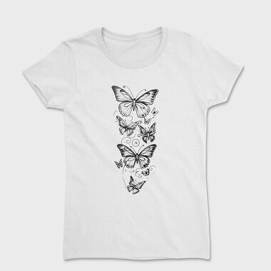 Butterflies Flying, Women's T-Shirt
