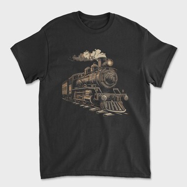 Locomotive Vintage, Unisex Men's T-Shirt