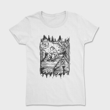 Lonely Ghost, Women's T-Shirt