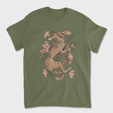 Grey Hound Magnolia, Unisex Men's T-Shirt