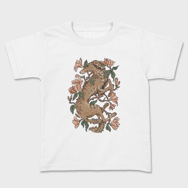 Grey Hound Magnolia, Kids' T-Shirt