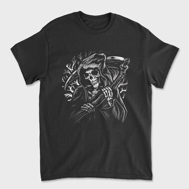 Grim Reaper Scythe, Unisex Men's T-Shirt