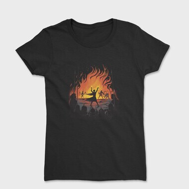 Wizard Fire Wall, Women's T-Shirt