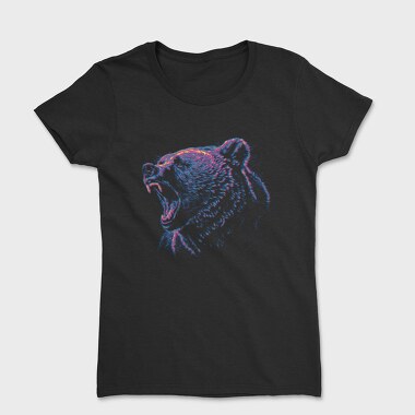 Grizzly Bear Roaring, Women's T-Shirt