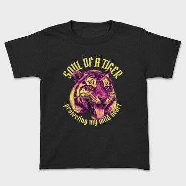 Soul of a Tiger, Kids' T-Shirt