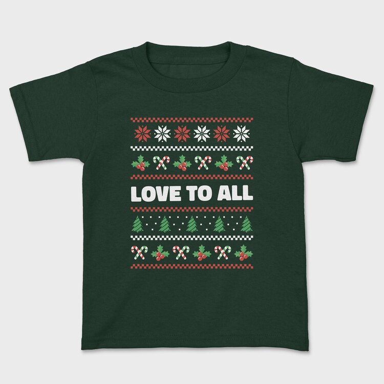 Love to All Ugly Sweater, Детска Тениска
