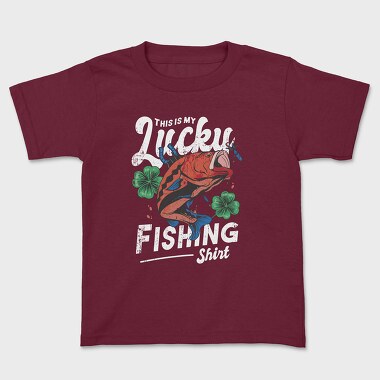 Kids' T-Shirt, Lucky Fishing