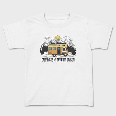 Camping Season, Kids' T-Shirt