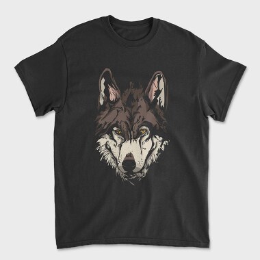 Wolf Portrait 3, Unisex Men's T-Shirt