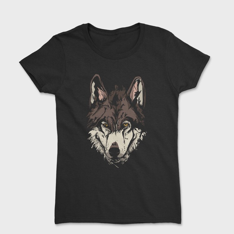 Wolf Portrait 3, Women's T-Shirt