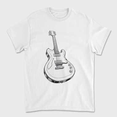 Guitar Draw, Unisex Men's T-Shirt