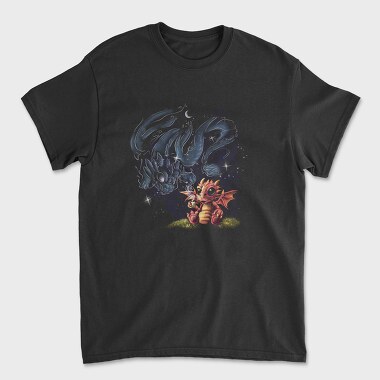 Unisex Men's T-Shirt, Magic Coffe Dragon