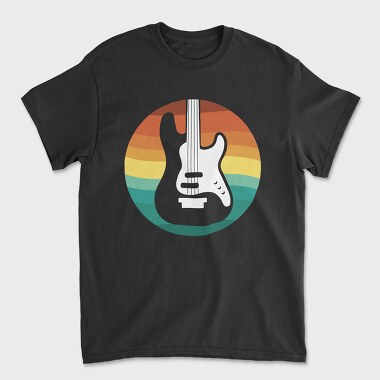 Guitar Retro, Unisex Men's T-Shirt