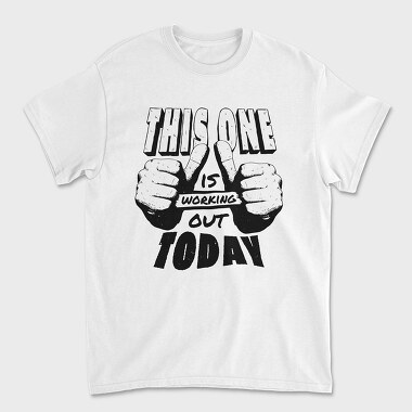 Working Out, Unisex Men's T-Shirt