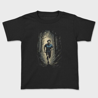 Man Running Forest, Детска Тениска