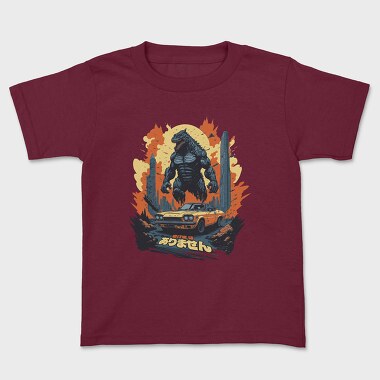 Car Monster Japanese, Kids' T-Shirt