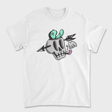 Halloween Retro Cartoon Character 2, Unisex Men's T-Shirt