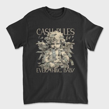 Cash Rules, Unisex Men's T-Shirt