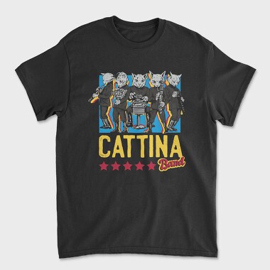 Cat Band, Unisex Men's T-Shirt