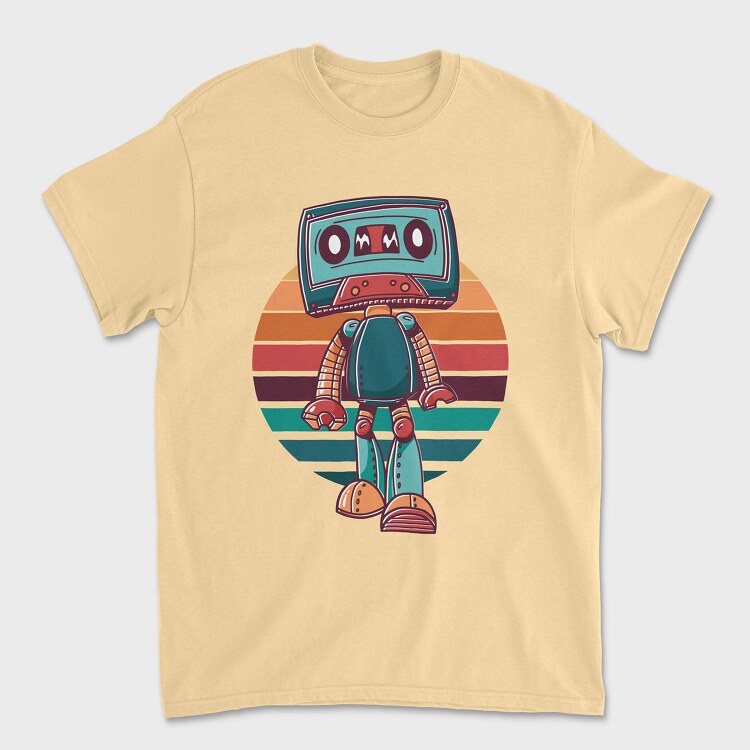 Cassette Robot, Unisex Men's T-Shirt