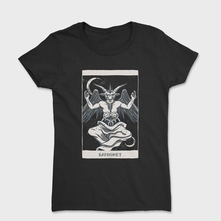 Demon Tarot Card, Women's T-Shirt