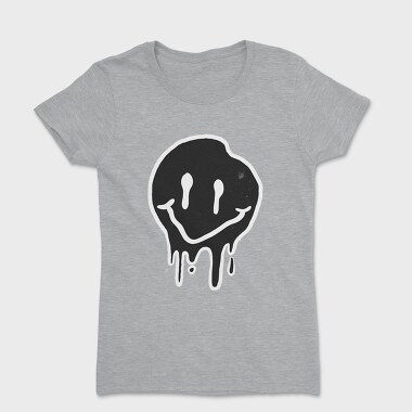 Black Smiley, Women's T-Shirt