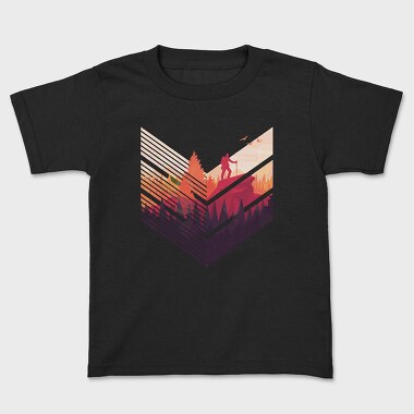 Geometric Forest, Kids' T-Shirt