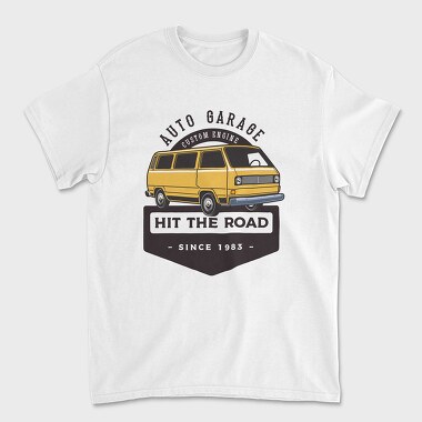 1985 VW Westie camper, Unisex Men's T-Shirt