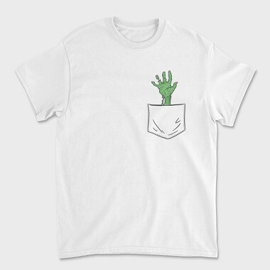 Zombie Hand Pocket, Unisex Men's T-Shirt