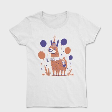 Birthday Llama, Women's T-Shirt