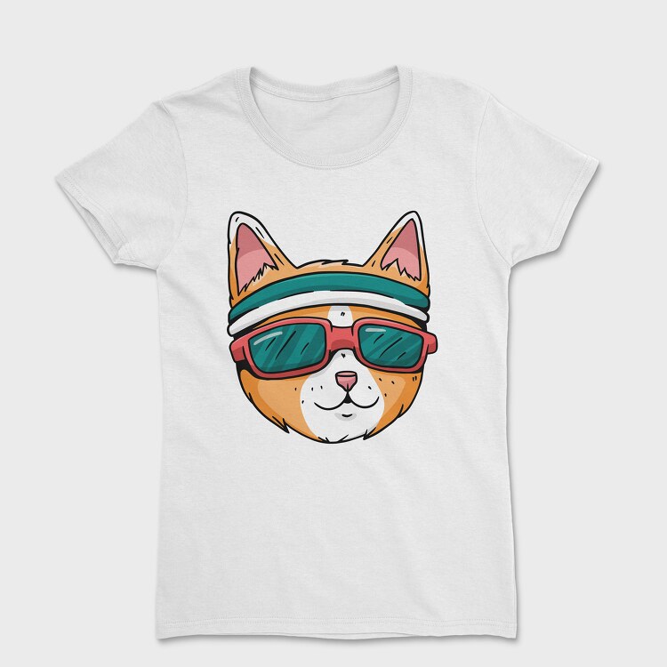 Cat Glasses 2, Women's T-Shirt